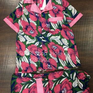Bộ satin hoa siêu đẹp