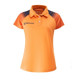 Áo Thể Thao Nữ HERMOD Tennis, Cầu Lông, Bóng Chuyền, Vải Co Dãn, Thoáng Mát, Thấm Hút L01CAM  ྇ tt