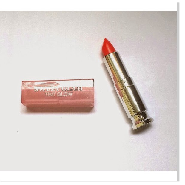 [Mã giảm giá] Son dưỡng môi có màu Secret Key Sweet Glam Tint Glow 3.5g Pure Red (Đỏ tươi)
