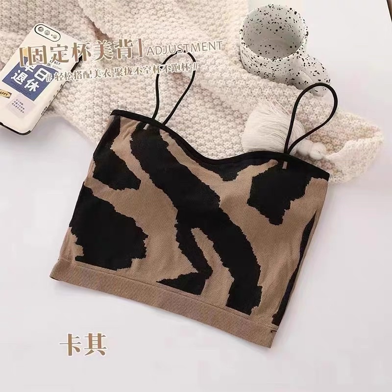 áo 2s 2 dây tăm hoạ tiết vằn beo (061#)