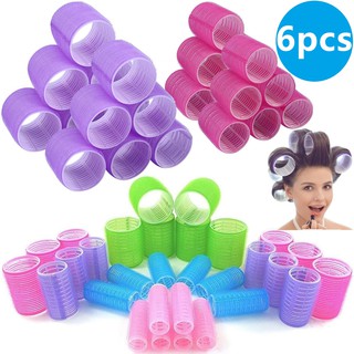 Con lăn tóc tự cầm máy uốn tóc lười uốn lụa uốn ruy băng con lăn tóc không nhiệt uốn cần đầu dụng cụ tạo kiểu tóc