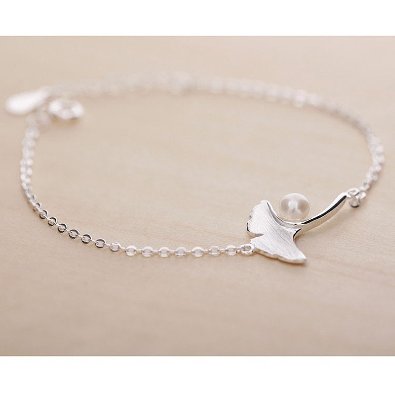 Anime Love and Producer The Same Golden Ginkgo Leaf Bracelet Necklace Pendant