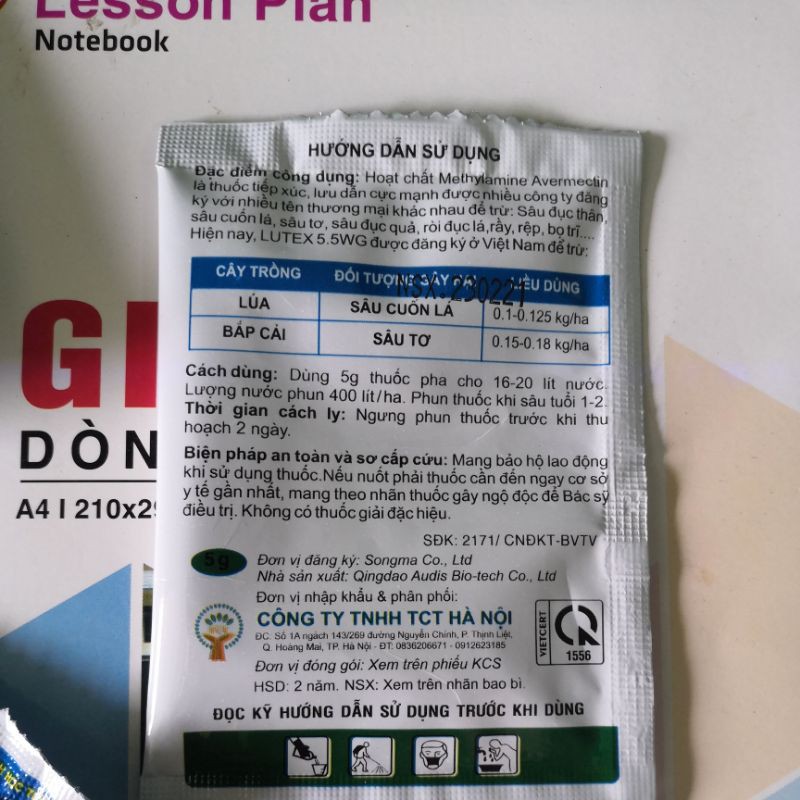 Cóc Tía 5.5WG Vua diệt sâu