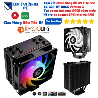 Tản nhiệt khí ID-Cooling CPU SE-224-XT ARGB Version 2 Hàng Chính Hãng 24 Tháng