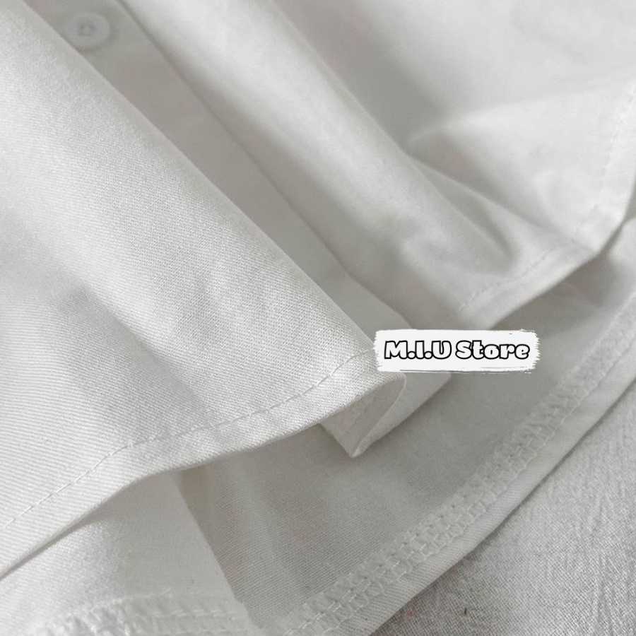 Áo Sơ Mi Nữ Tay Bồng Form Rộng Phong Cách Ulzzang | BigBuy360 - bigbuy360.vn