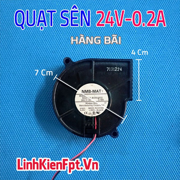 Quạt Sên , Quạt Tản Nhiệt Sên 24V .