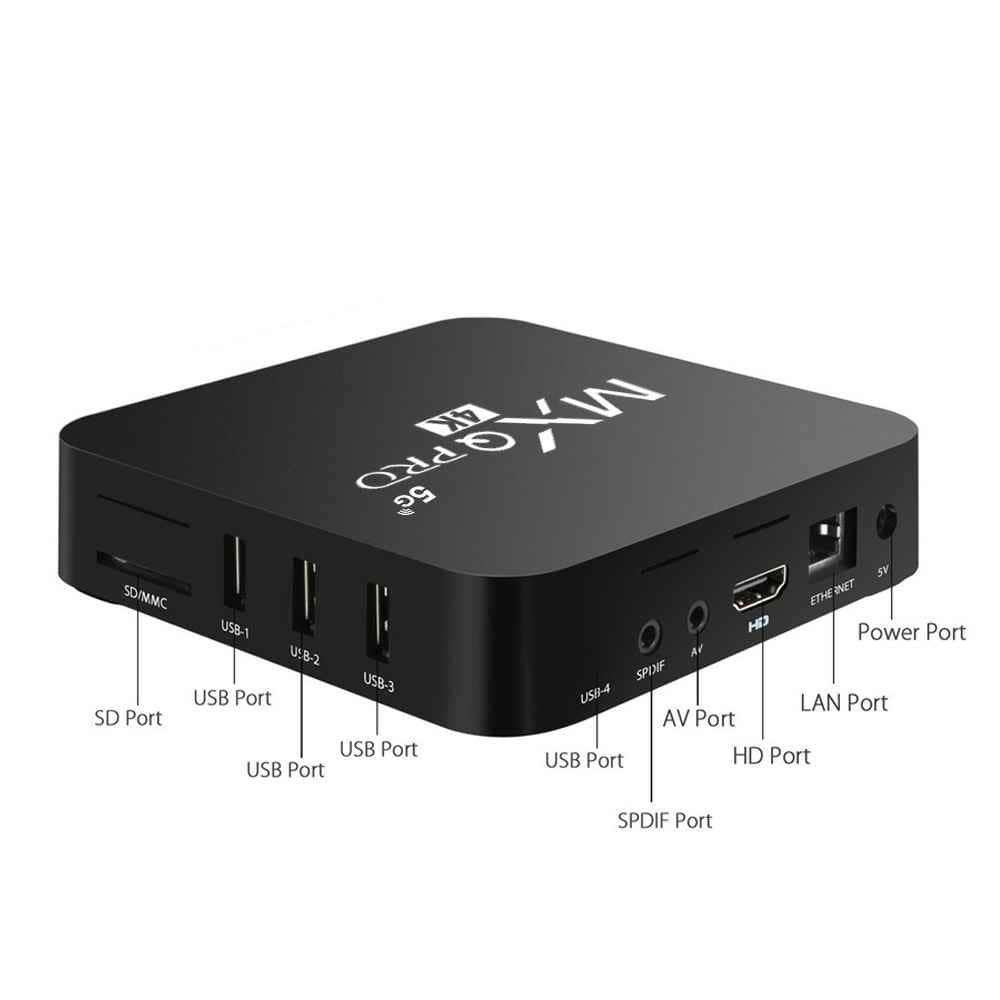 Đầu Tivi Box MXQ Pro 4K phiên bản 2020, Ram 2GB, Bộ nhớ trong 16GB, Full ứng dụng