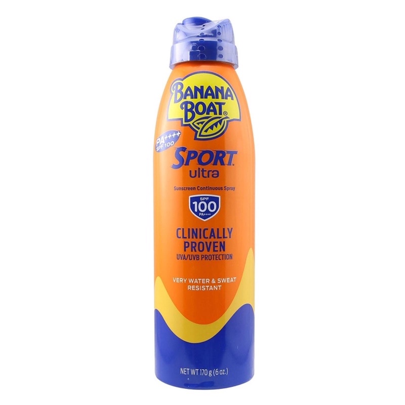[CHÍNH HÃNG] Banana Boat Sport Ultra Spray SPF 100 - Sữa chống nắng dạng xịt khi chơi thể thao, đi biển, dã ngoại