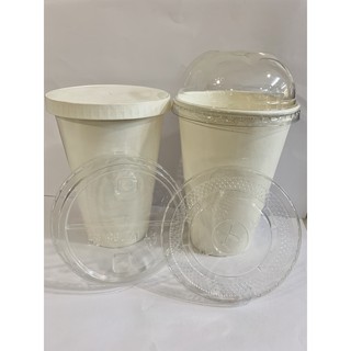 50 Ly Giấy 17oz 550ML 2PE (có nắp hoặc không nắp)