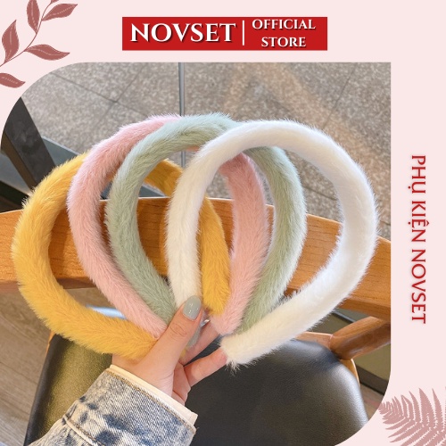 Bờm Tóc NOVSET Băng Đô Tóc TRƠN PHỐI LÔNG #098 Cho Nàng Thêm Dịu Dàng [ MÃ E706 ]