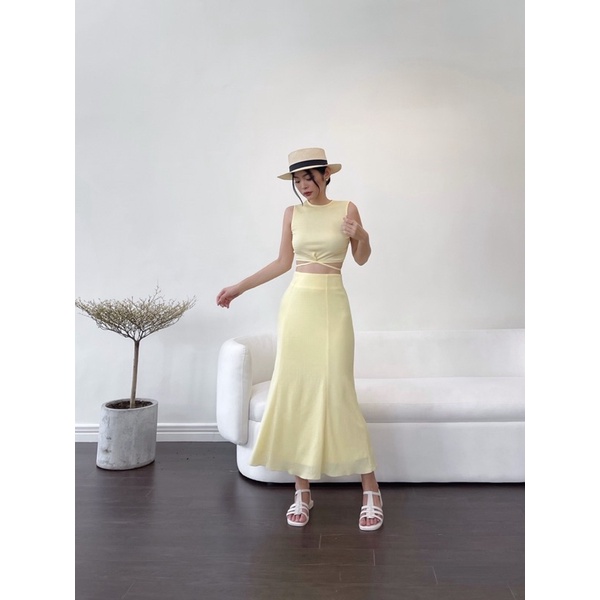 Chân váy thun 8 mảnh