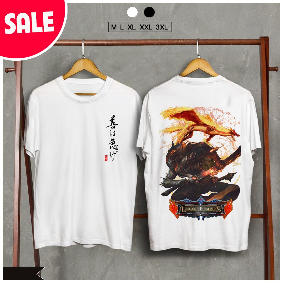 🔥HOT🔥 áo Yasuo ma kiếm in hình đẹp ⚡ Áo game Lol đẹp giá rẻ thời trang nam