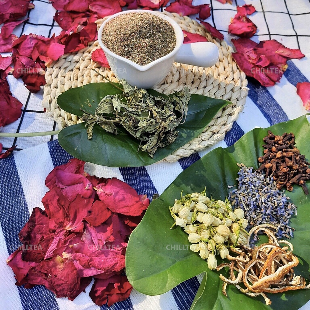Túi Thơm Thảo Mộc Chilltea Treo Phòng, Treo Tủ Quần Áo, Túi Thơm Treo Xe Từ Thiên Nhiên Lưu Hương 3,4 Tháng