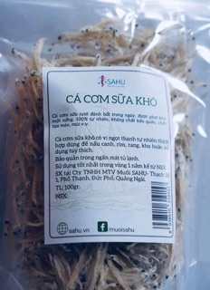 Cá Cơm Sữa Khô Sahu