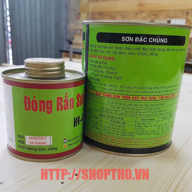 Sơn đặc chủng đen mờ, trắng bóng, bóng trong  Hoa Việt - SDC 06,  SDC03, BDC01