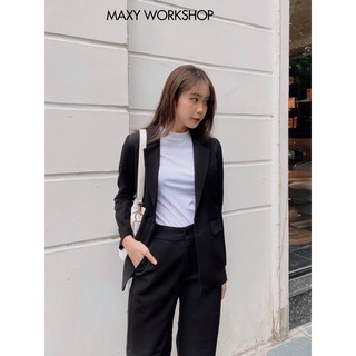 Áo blazer nữ dài tay fitted blazer Maxy Workshop