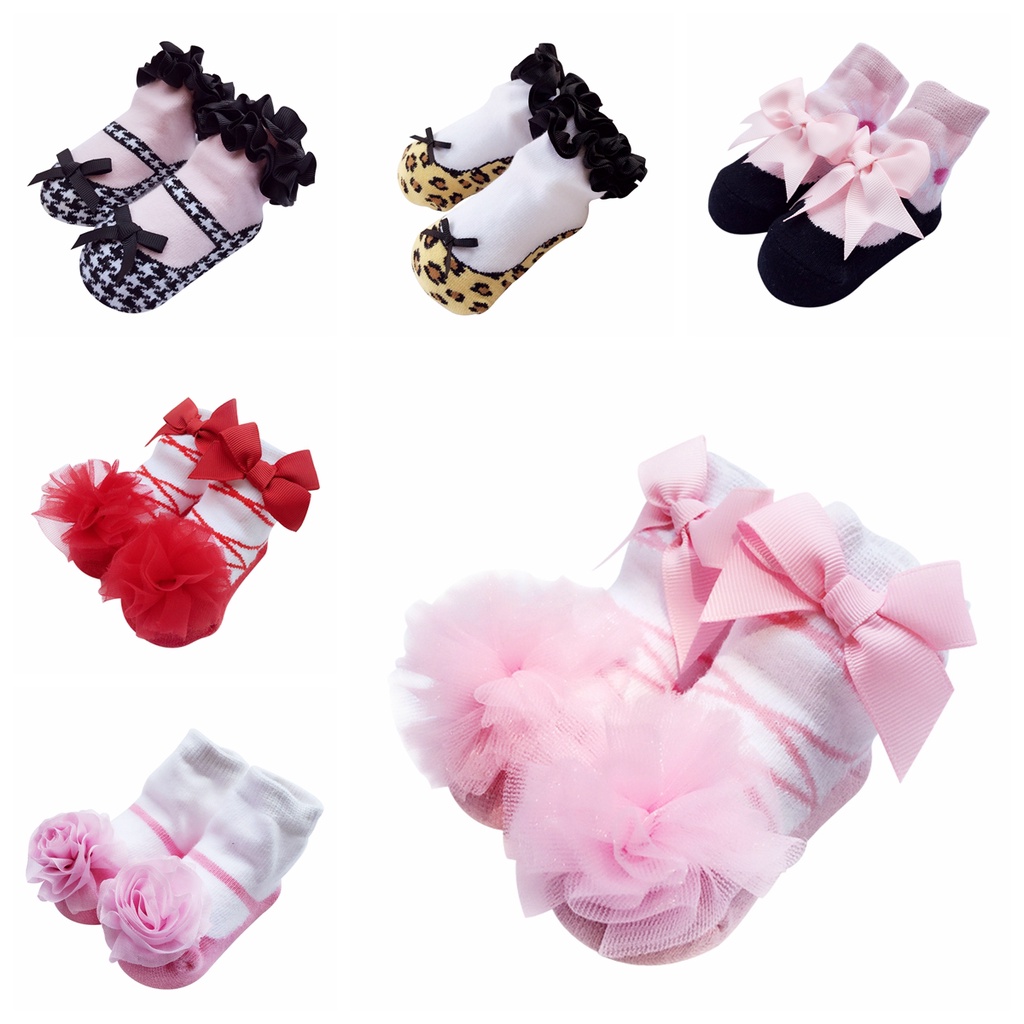 Tất ngắn SANLUTOZ kiểu dáng dễ thương cho các bé (ngẫu nhiên)