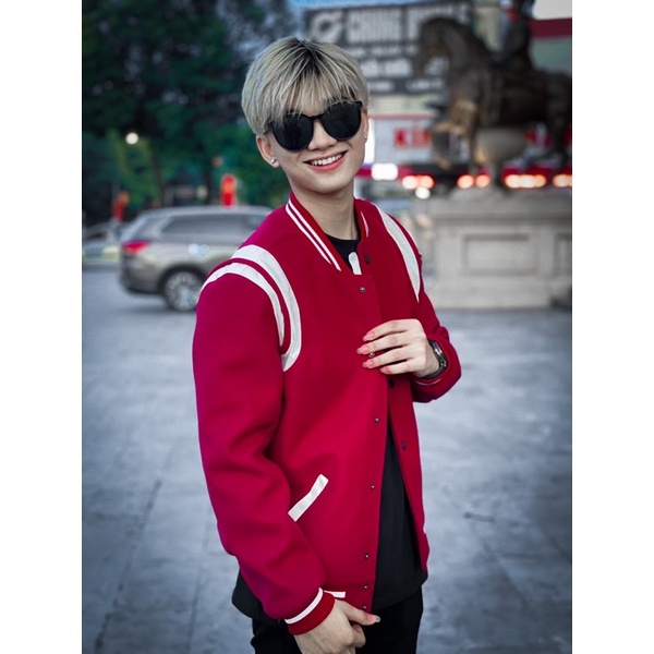♨️(FREESHIP)♨️Áo BomBer Teddy Siêu Cấp Đen Đỏ Nam Nữ,Chất Liệu Vải Nỉ Dạ 2 Lớp Trẻ Trung Năng Động Kiểu Dáng Thể Thaoea