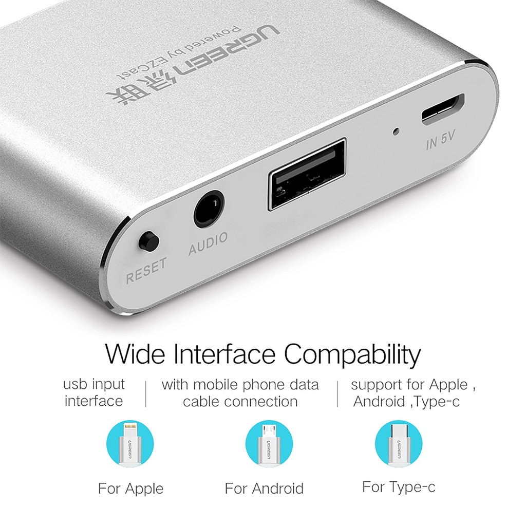 Bộ Chuyển Đổi USB 2.0 Sang HDMI Và VGA Hỗ Trợ FullHD 1080p@60Hz Ugreen US228 Chính Hãng