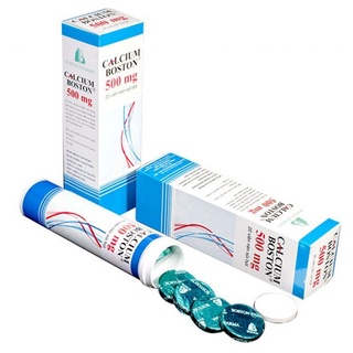 Calcium Boston 500mg tuýp 20 viên sủi