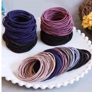 Sét 100 dây cột tóc ( túi zip)