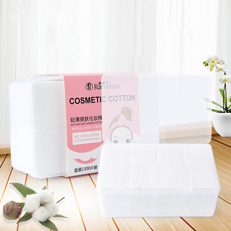 Bông Tẩy Trang Trang Điểm Nhiều Lớp 100% cotton Dai Mịn Nâng Niu Da