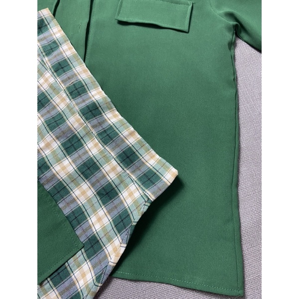 Set Bô Đi Chơi Áo Sơ Mi Phói Chân Váy Kẻ Phong Cách Hiện Đại Cá Tính Thời Trang Nữ Xm Minh Phúc