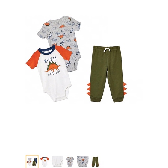 Set body 3 chi tiết Carters bé trai