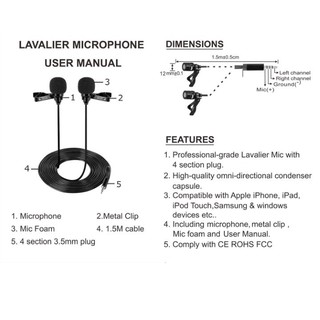 Micro Cài Áo Lavalier Kfw Sk200