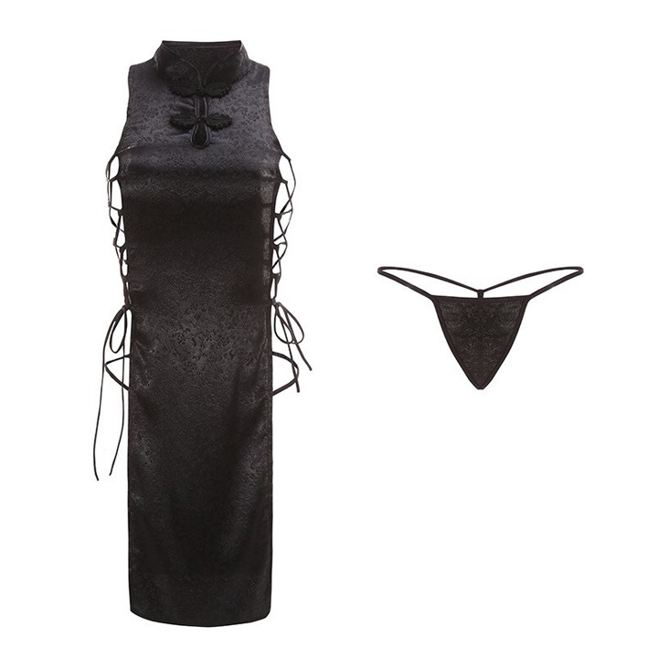 Cosplay sườn xám sexy đan dây hông với màu trắng quyến rũ BT034A | BigBuy360 - bigbuy360.vn