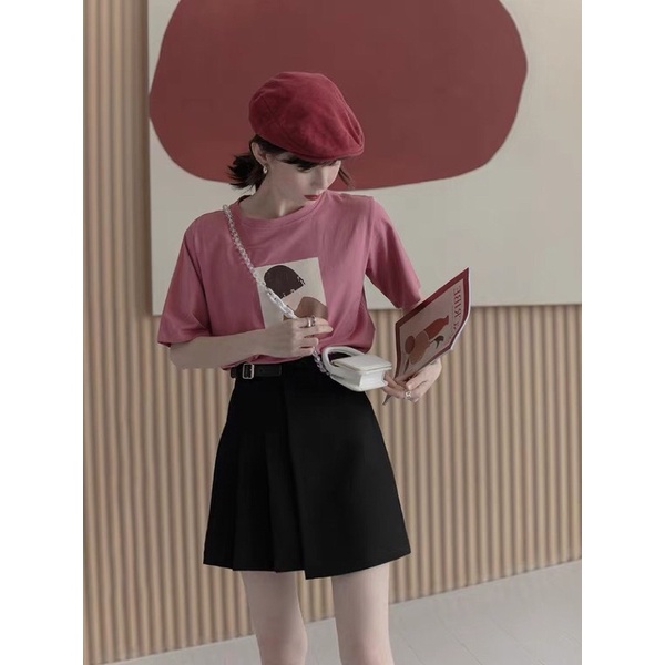 CHÂN VÁY XẾP LY NGẮN PHỐI ĐAI LỆCH HOTHIT 2021 | BigBuy360 - bigbuy360.vn