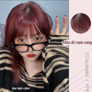 thuốc nhuộm tóc màu Đỏ Rượu Vang . thuốc nhuộm tóc tại nhà