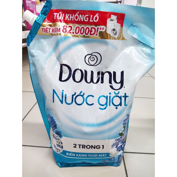 Nước Giặt Downy túi 3,25Kg Khử mùi ẩm mốc/ Biển xanh