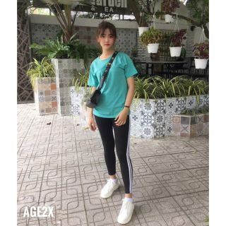 Combo Áo Thun Trơn Ft Quần Legging