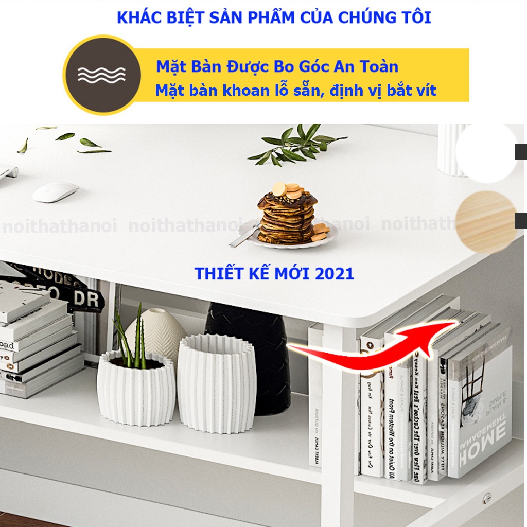 Bàn làm việc KT 120x60cm Bàn học tập, tháo lắp dễ dàng chân sắt sơn tĩnh điện chắc chắn lắp ráp dễ dàng