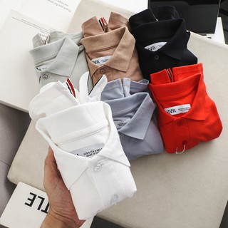 Áo thun có cổ POLO ZARA BASIC MAN 2021