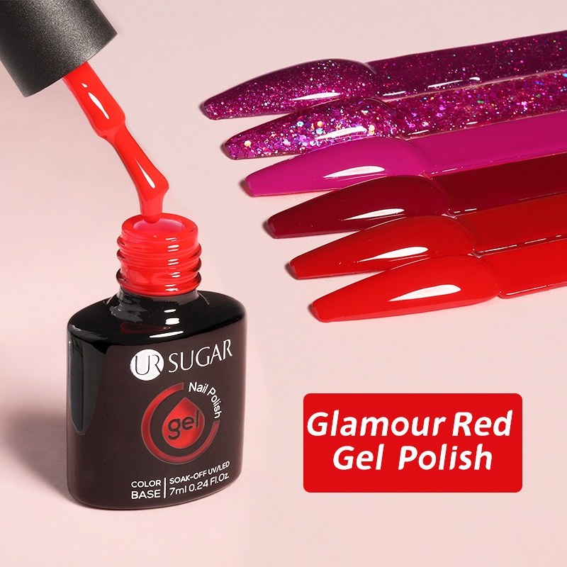 Sơn móng tay UR SUGAR UV nhiều màu sắc sắc thời trang 7ml