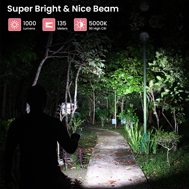 Đèn Pin LED Nhỏ Gọn Sofirn SC21 Pro 1000 Lumen Anduril UI 2.0 5000K Ipx7 Chống Thấm Nước Có Thể Sạc Lại Được