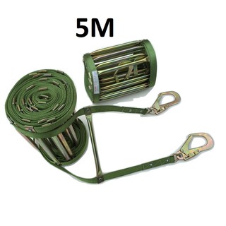 Thang dây PCCC, Thoát hiểm nhà cao tầng - Dài 5m - Có 2 đầu móc tải trọng 300kg giá rẻ - Xưởng sản xuất tìm đại lý