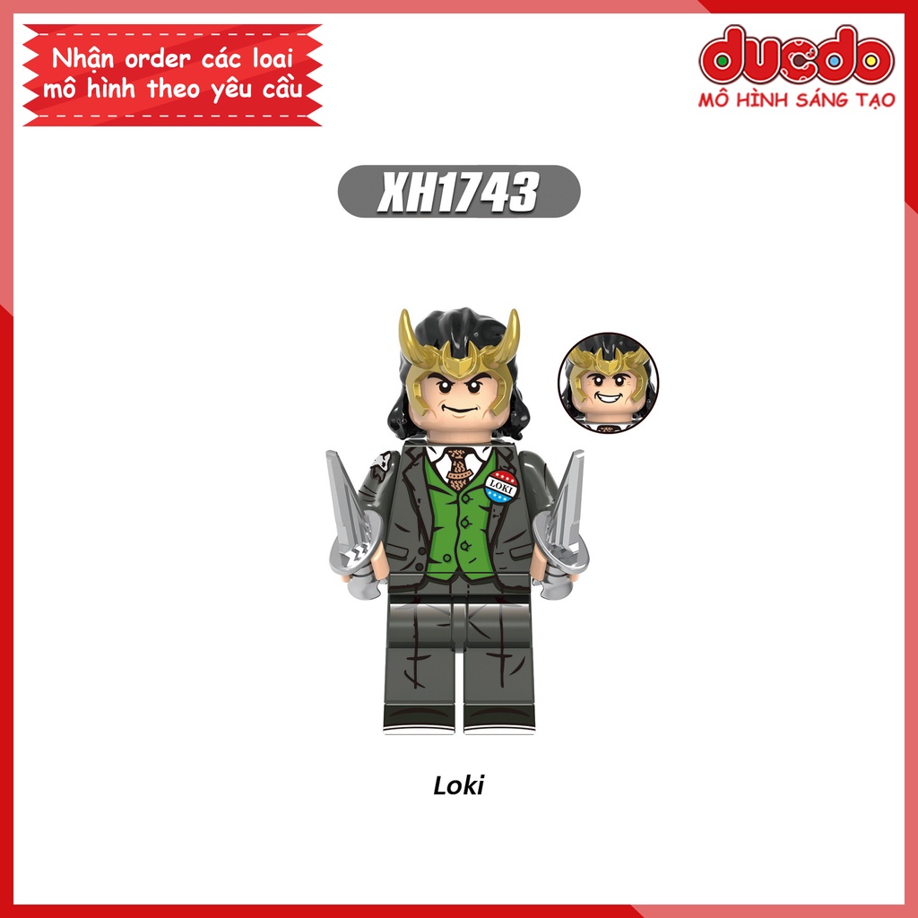 Minifigures các nhân vật trong seri Loki - Đồ chơi Lắp ghép Xếp hình Mini Mô hình Iron Man XINH X0318