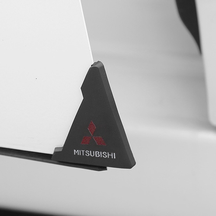 MITSUBISHI Bộ 2 Miếng Dán Bảo Vệ Góc Cửa Xe Hơi Chống Va Chạm Cho Attrage Mirage Triton Xpander Champ Pajero