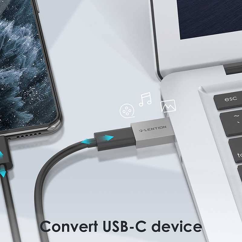 Set 2 Đầu Chuyển Đổi Usb 3.0 (Type-A) Sang Usb 3.1 (Type-C) Cho Macbook Pro Samsung