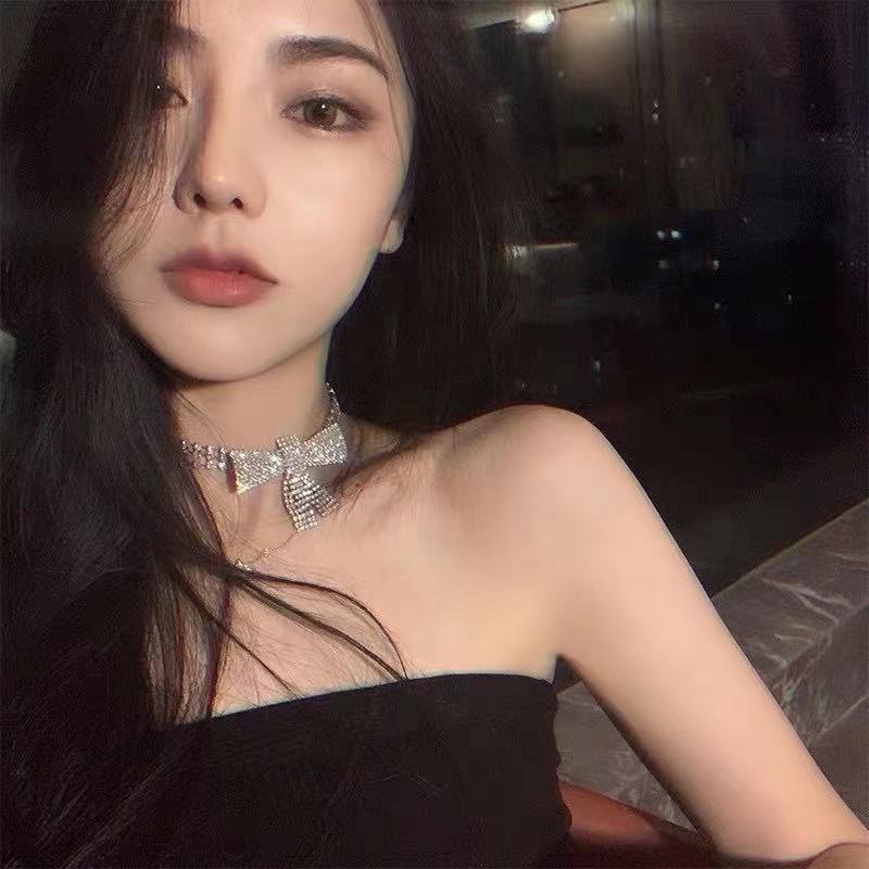 Vòng cổ/Chocker đính FULL đá cao cấp sang chảnh siêu xinh - siêu HOT