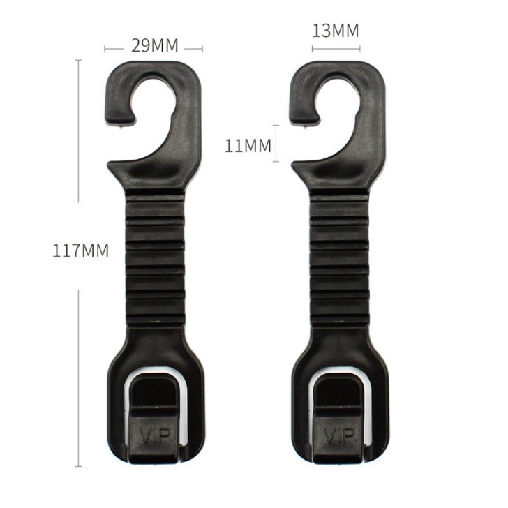 1 Bộ 2 Chiếc Móc Treo Đồ Sau Ô Tô Kiểu Mới