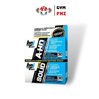 Bpi A-HD Solid Elite - Tăng Test Tự Nhiên Phát Triển Cơ Bắp 30 Lần Dùng