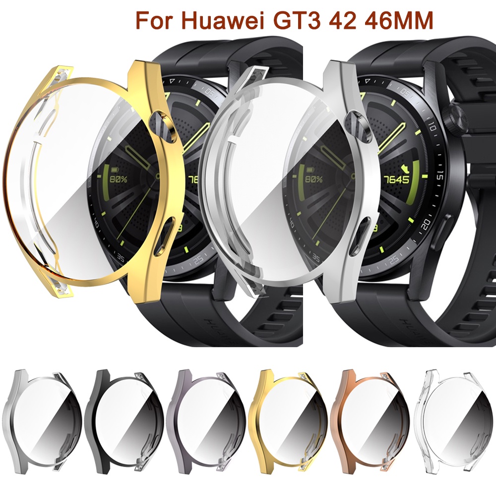 Vỏ Tpu Chống Sốc Bảo Vệ Toàn Diện Cho Đồng Hồ HuaWei GT3 42 46MM