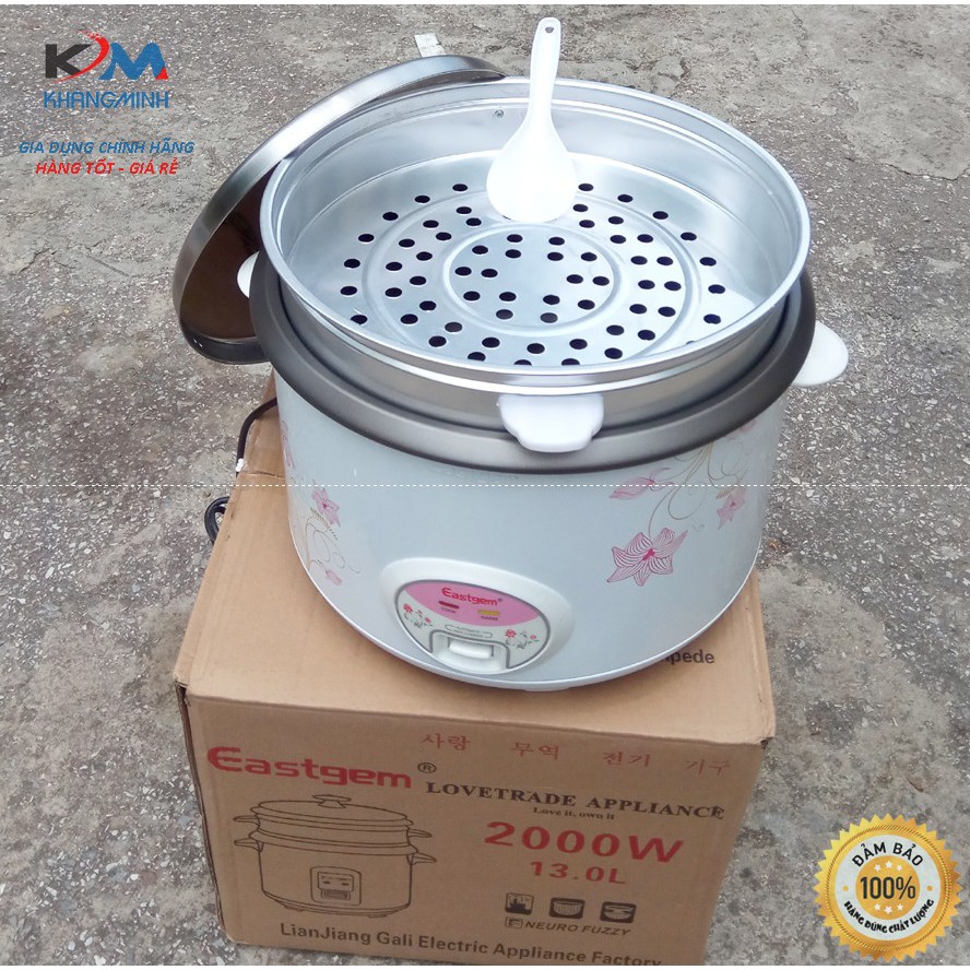Nồi cơm công nghiệp chống dính Eastgem 13 lít (5.6 lít cơm) Bảo hành 12 Tháng | BigBuy360 - bigbuy360.vn