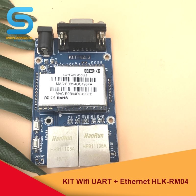 KIT Wifi UART + Ethernet HLK-RM04