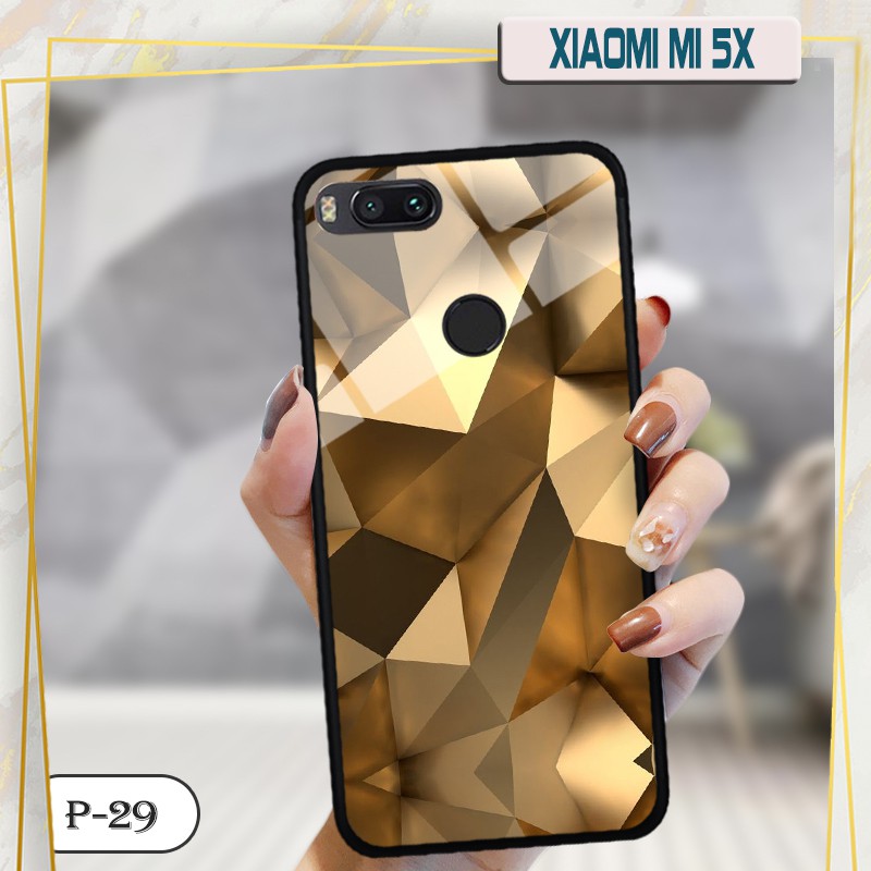 Ốp lưng kính Xiaomi Mi 5X/ Mi A1- hình 3D