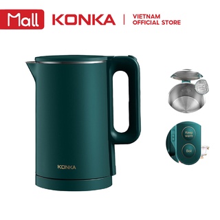 Ấm đun nước siêu tốc thông minh KONKA 1.7L 2 lớp chống bỏng